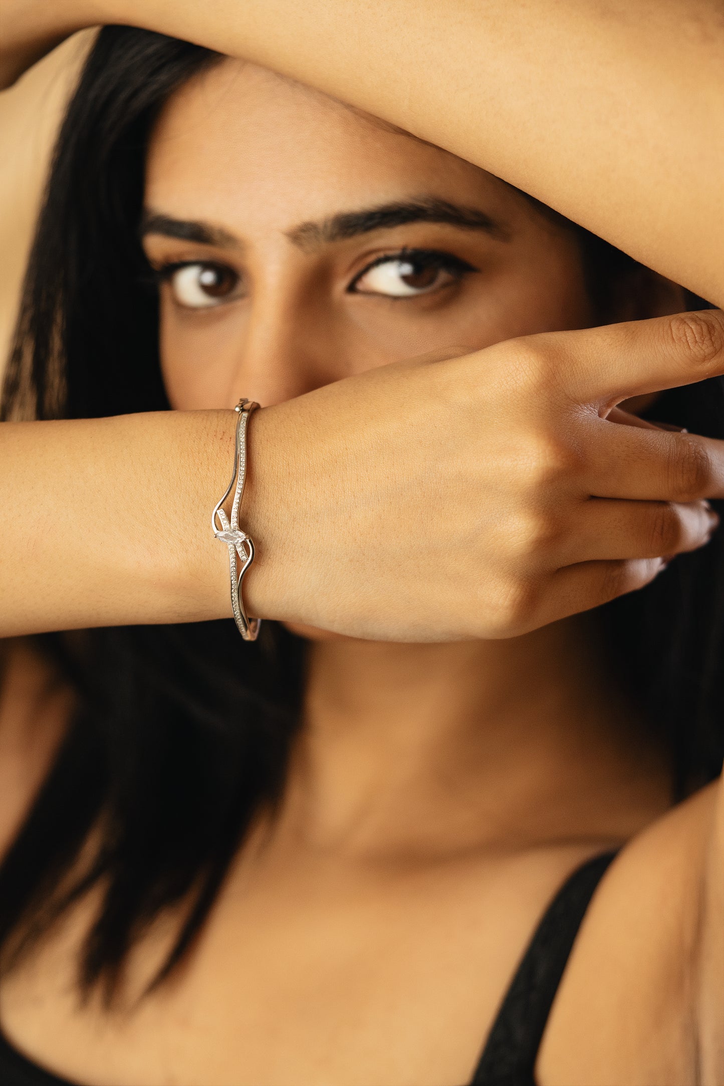 925 Pure Silver Fine Bow Bracelet