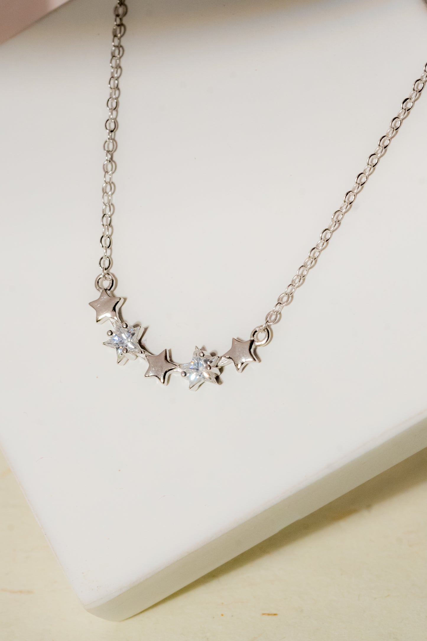 Star Zircon 925 Pure Silver Fine Pendant