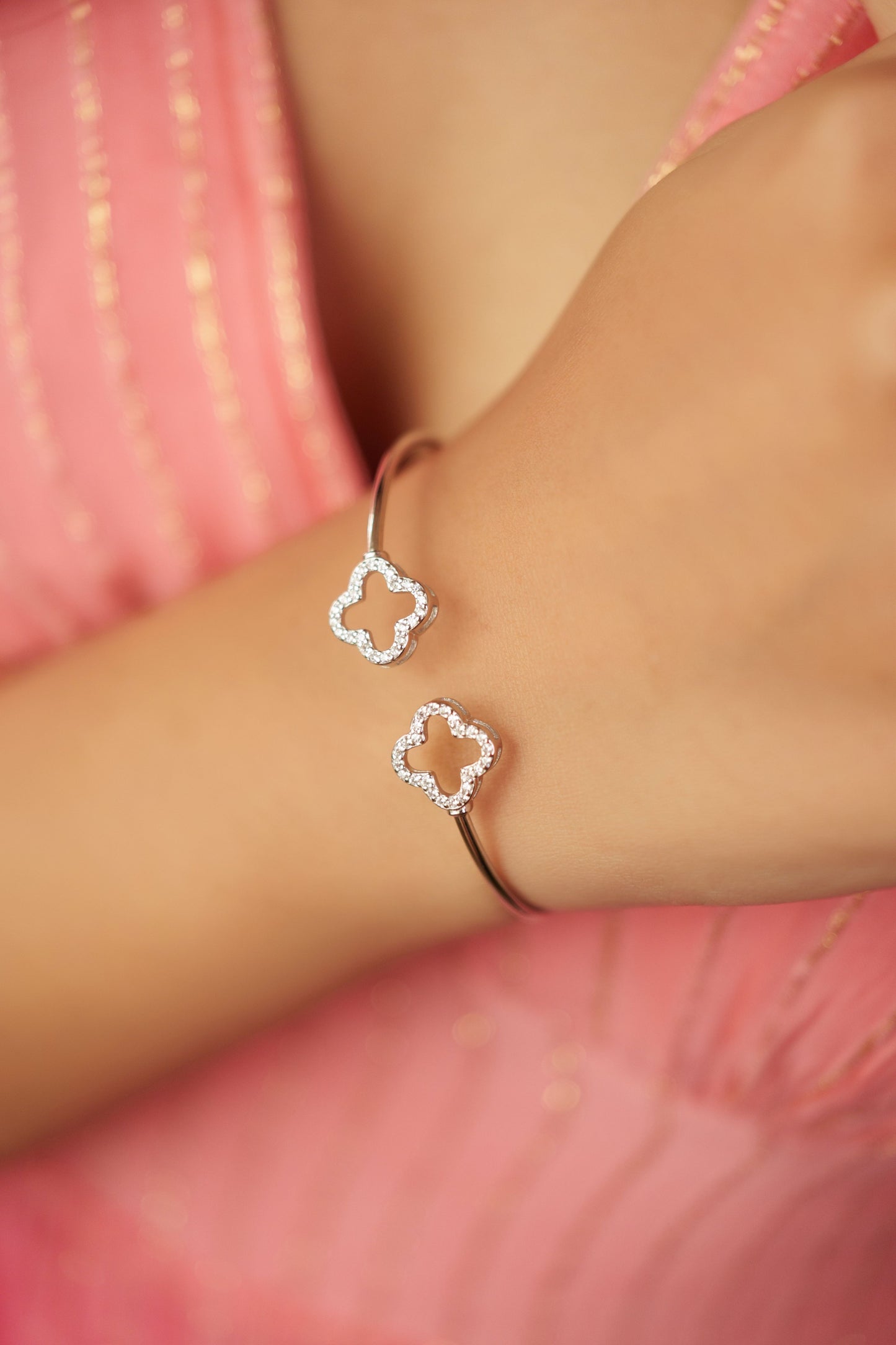 925 Pure Silver Fine Silver Star Bracelet
