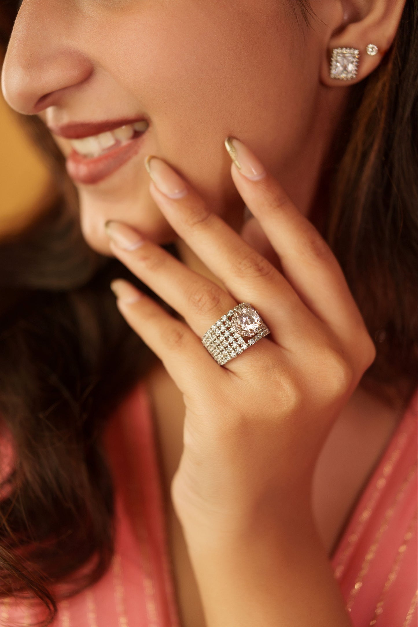 925 Pure Silver Fine Empress Ring