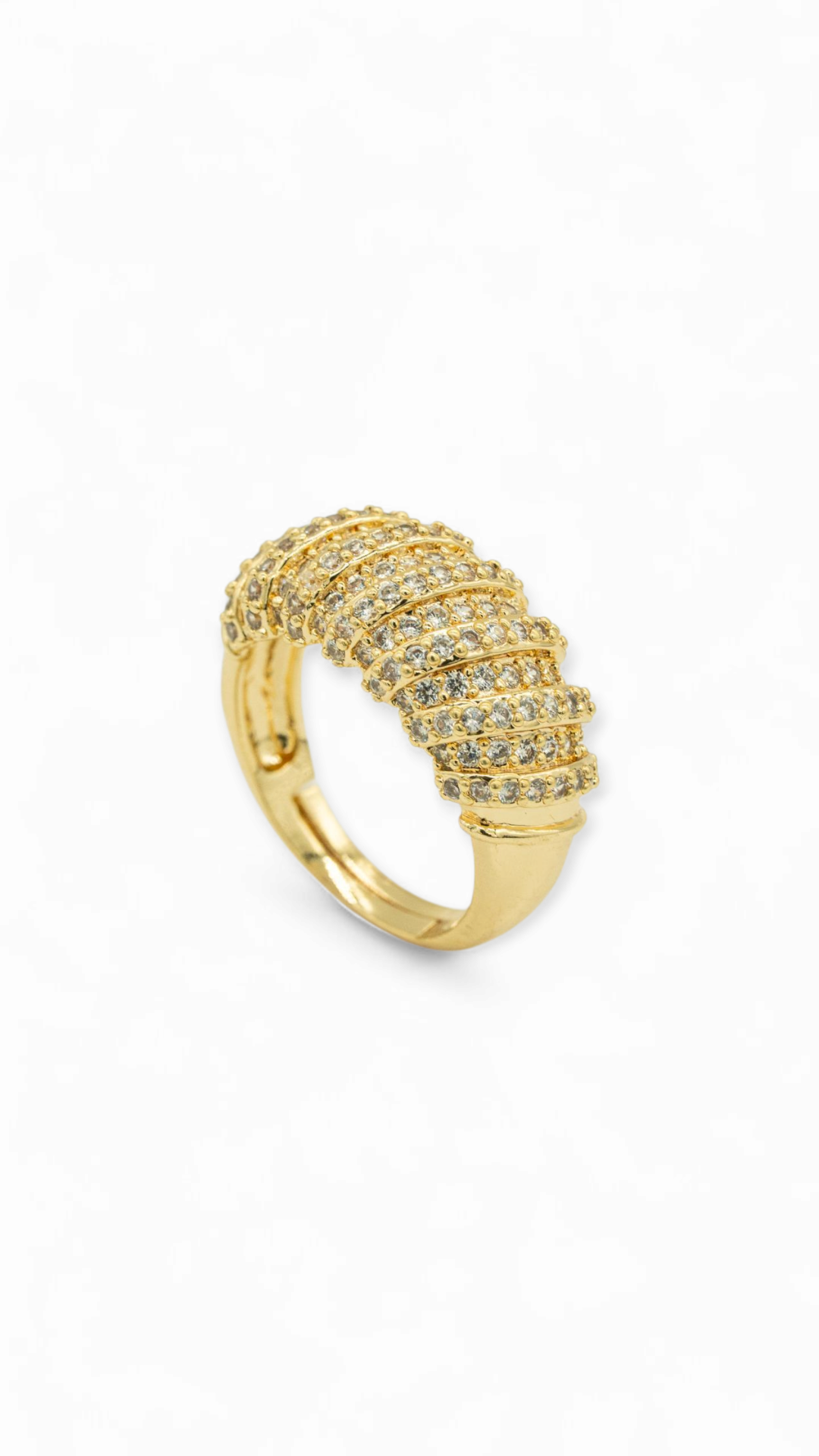 Gold Plated Cocktail Ring