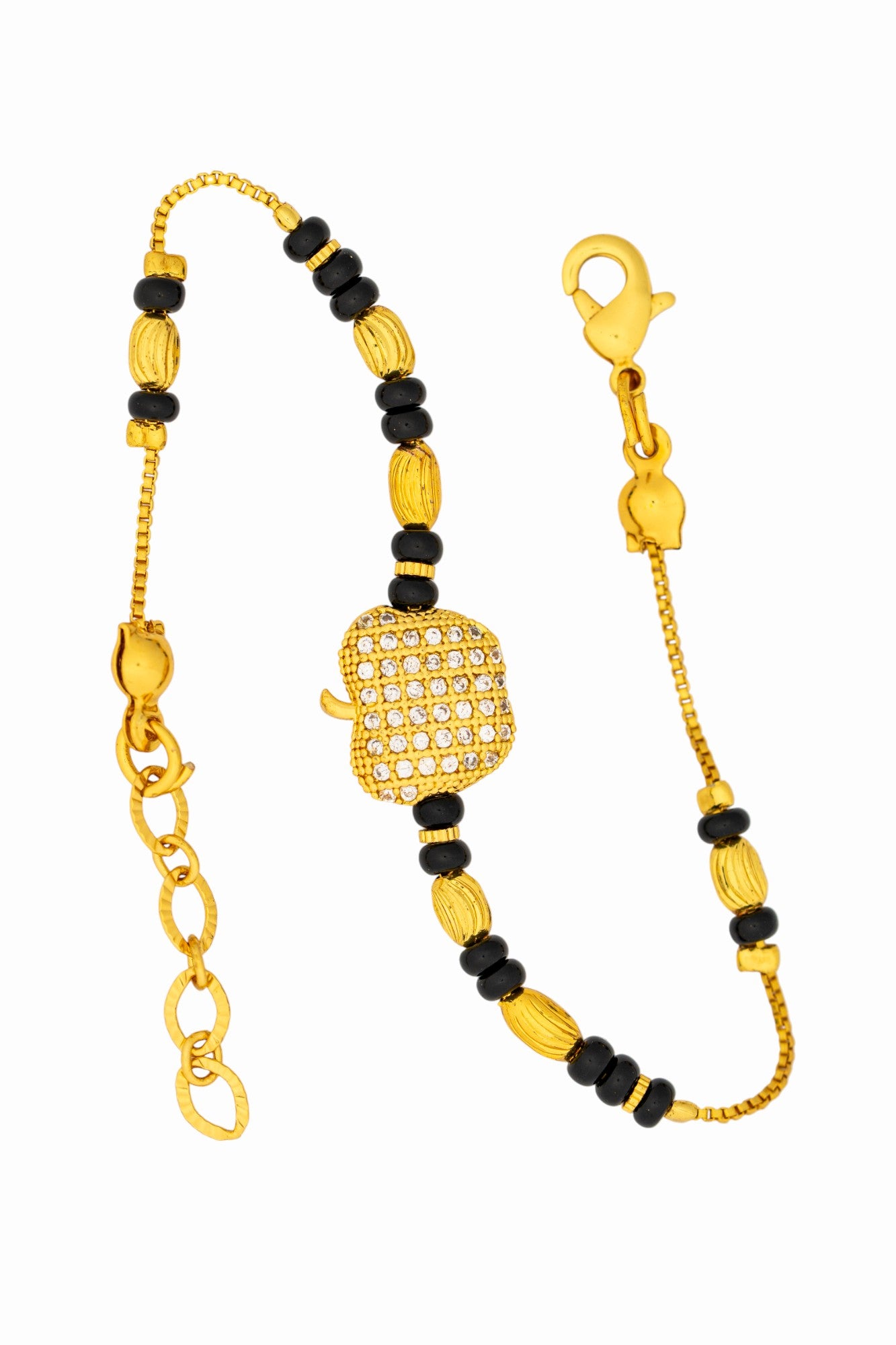 Gold Plated Anti-Tarnish Mangalsutra Bracelet
