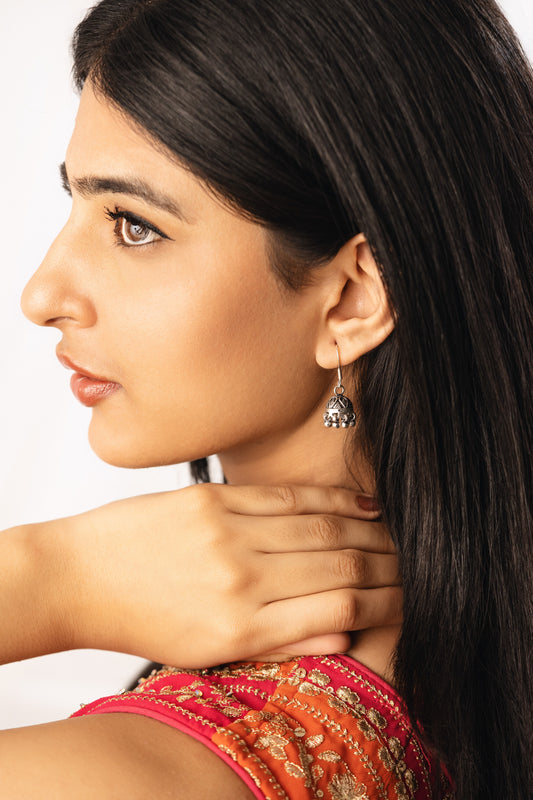 Oxidized Mini Jhumka