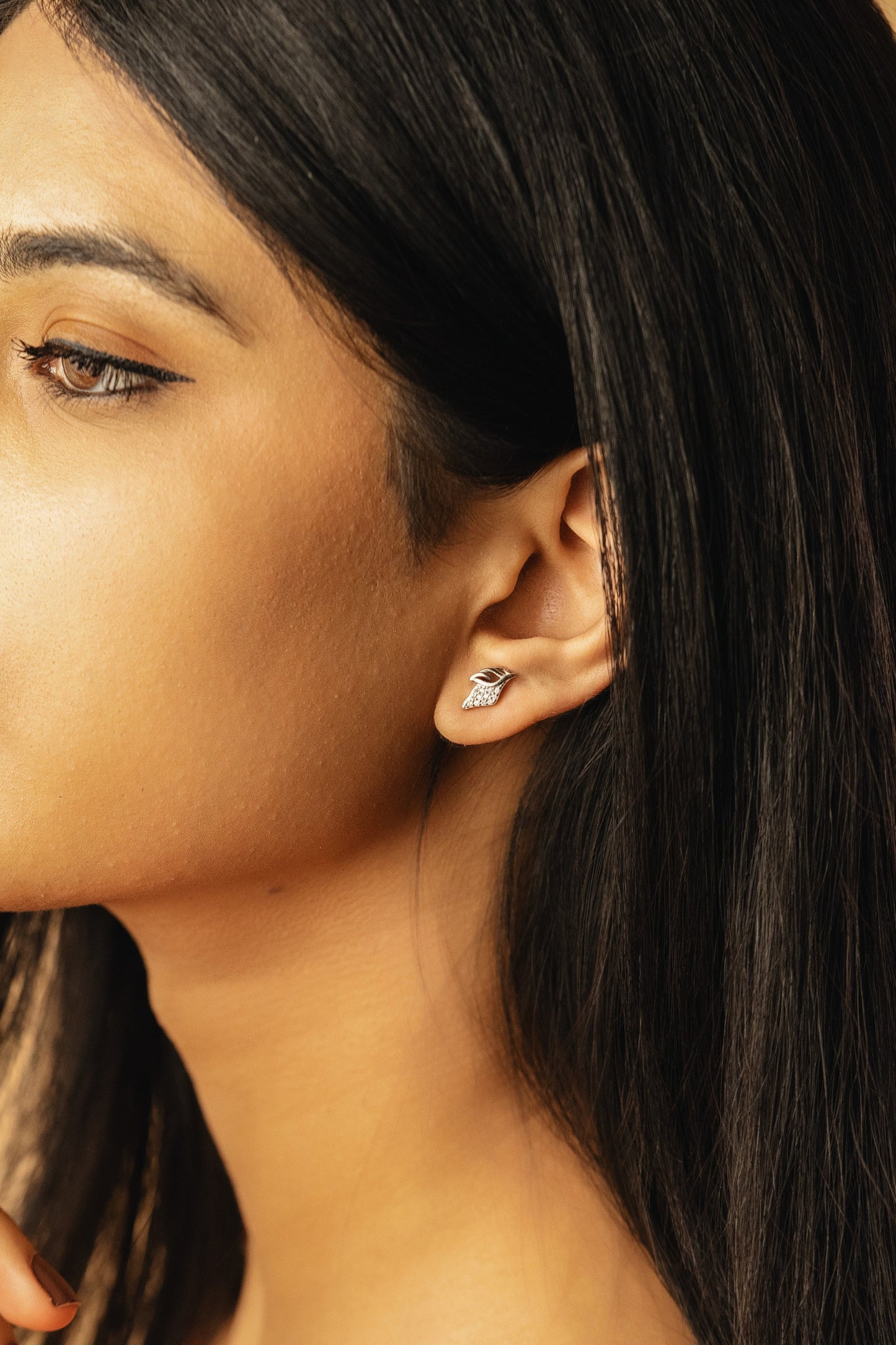 Fine Silver Fern Earrings