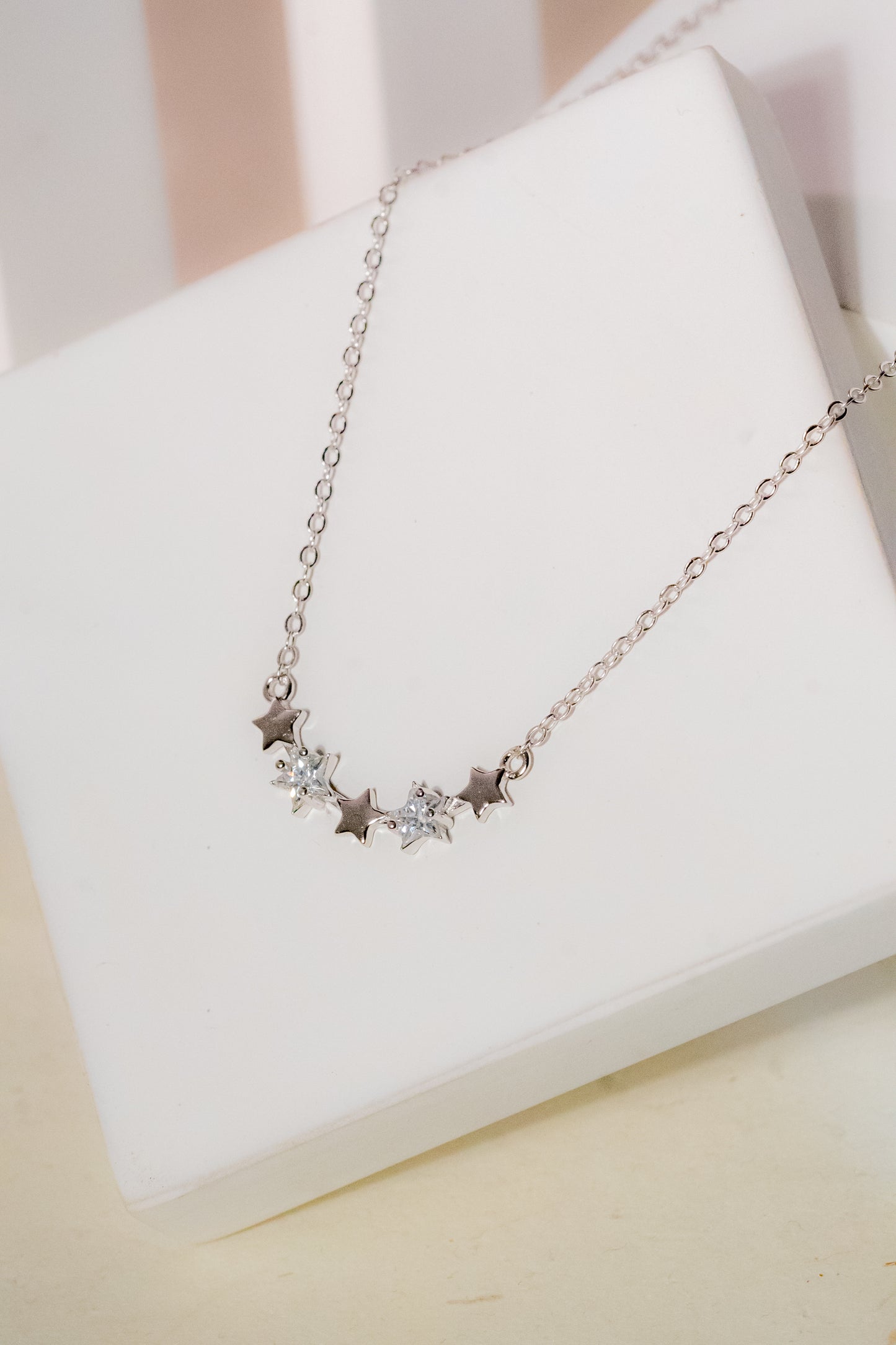 Star Zircon 925 Pure Silver Fine Pendant
