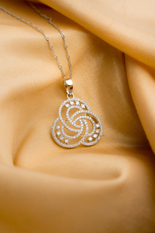 925 Pure Silver Fine Gordian’s Pendant