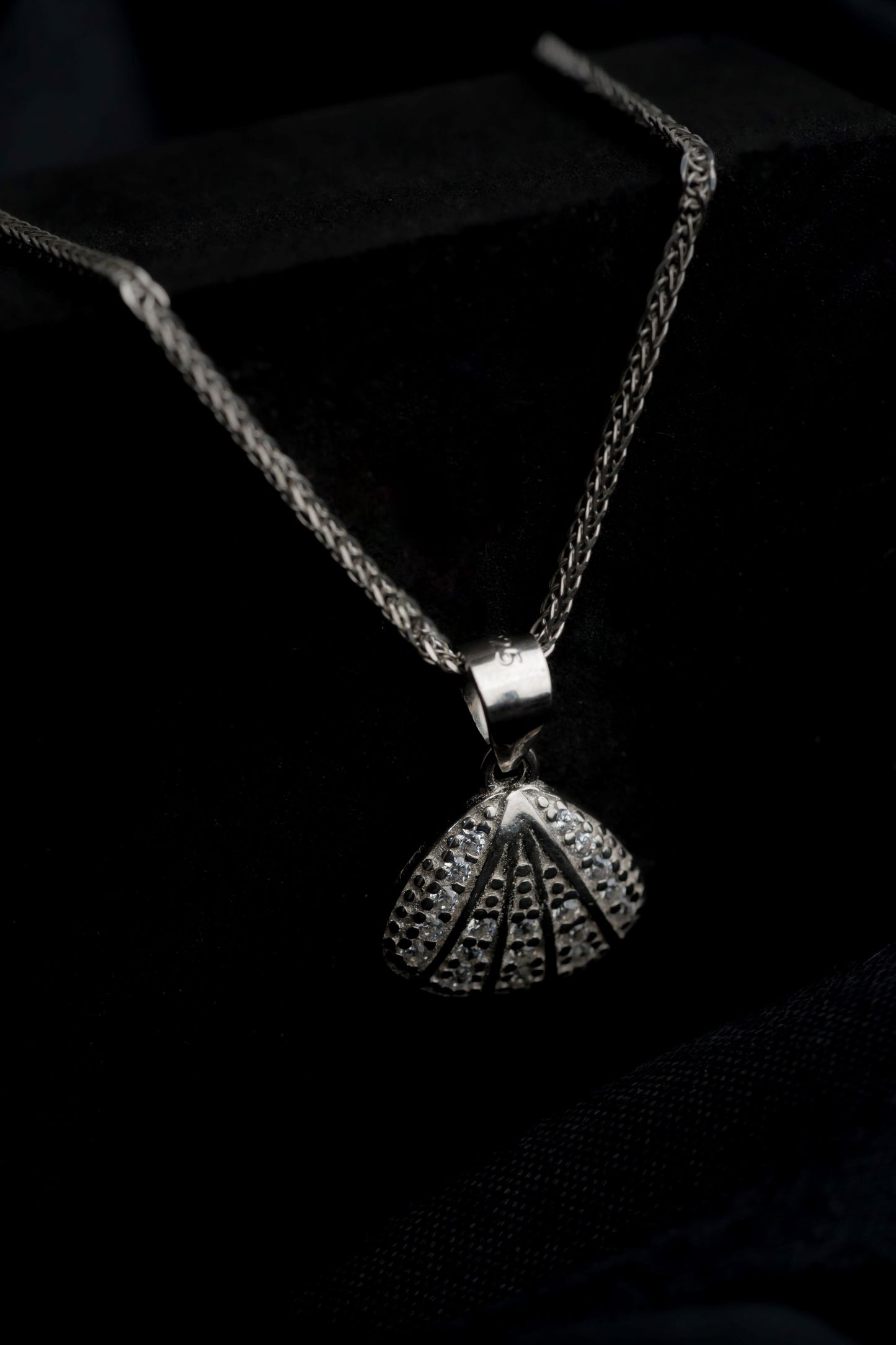 925 Pure Silver  Shell Pendant