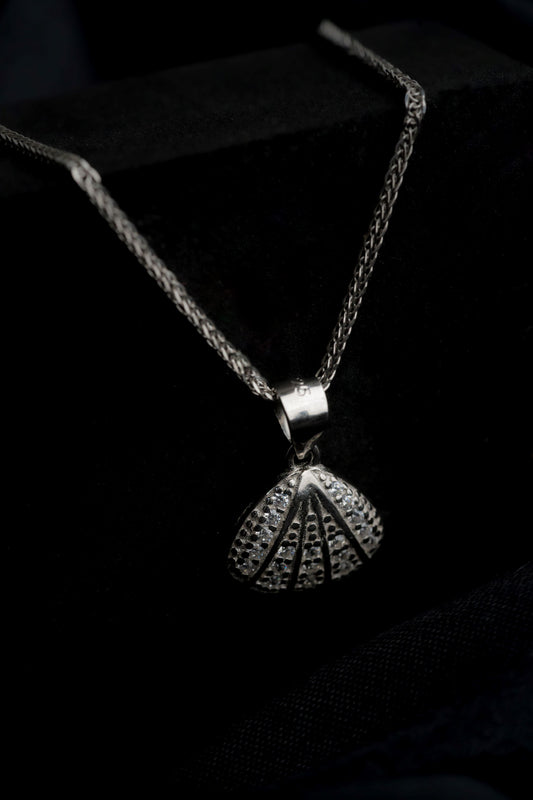 925 Pure Silver  Shell Pendant