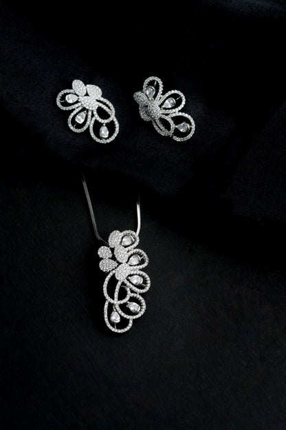 Orchid Pendant Set