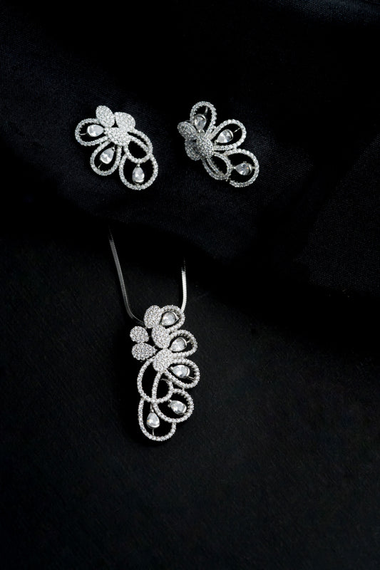 Orchid Pendant Set