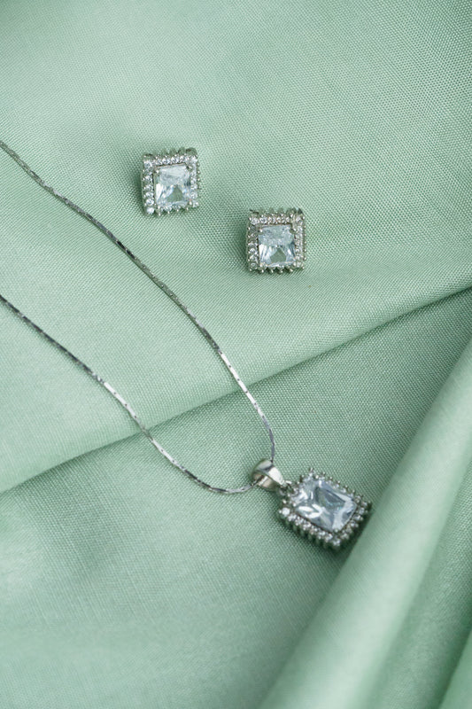 Quad Stone Pendant Set
