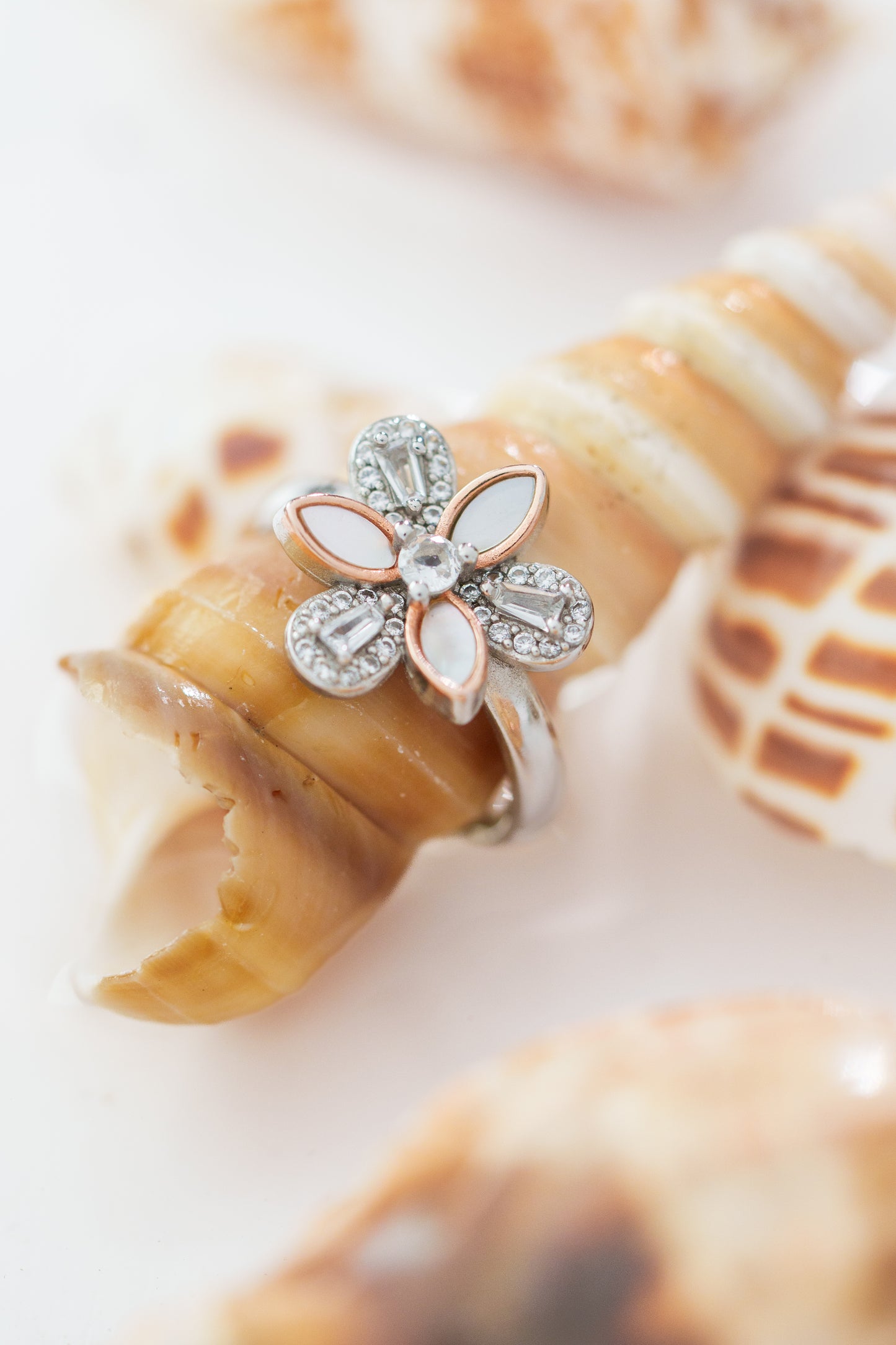 The Summer Flower 925 Pure Silver Fine Ring