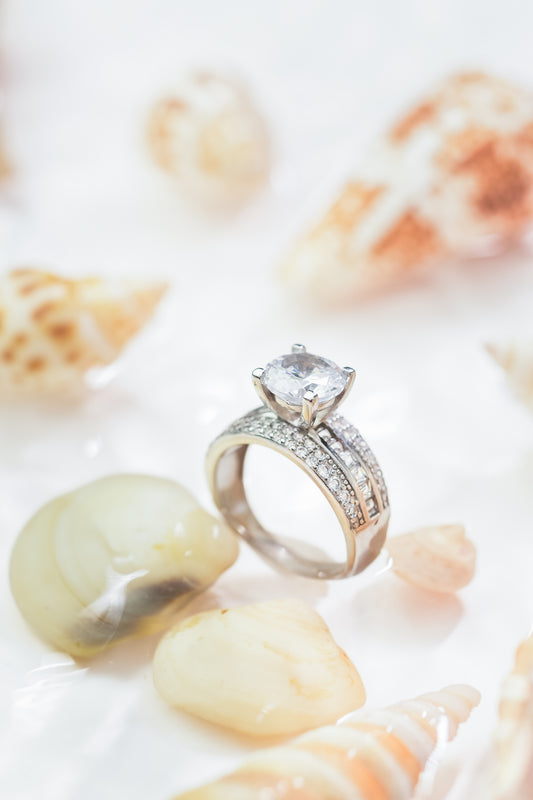 925 Pure Silver Fine Summer Queen Ring