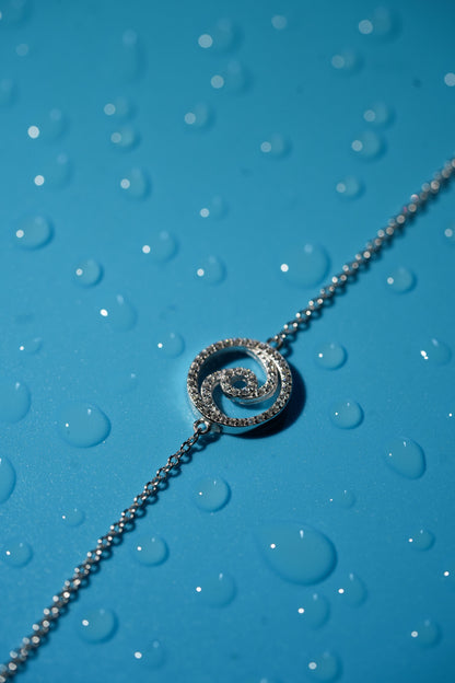 925 Pure Silver Fine Cosmic Bracelet