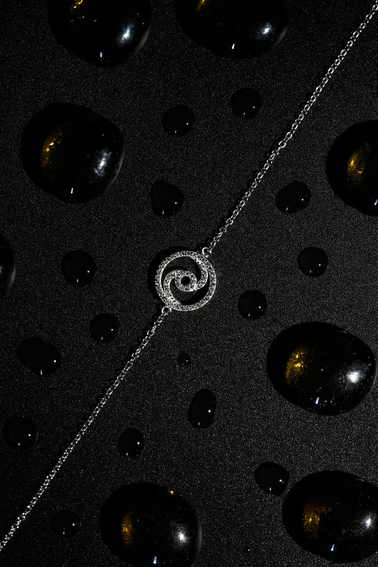925 Pure Silver Fine Cosmic Bracelet