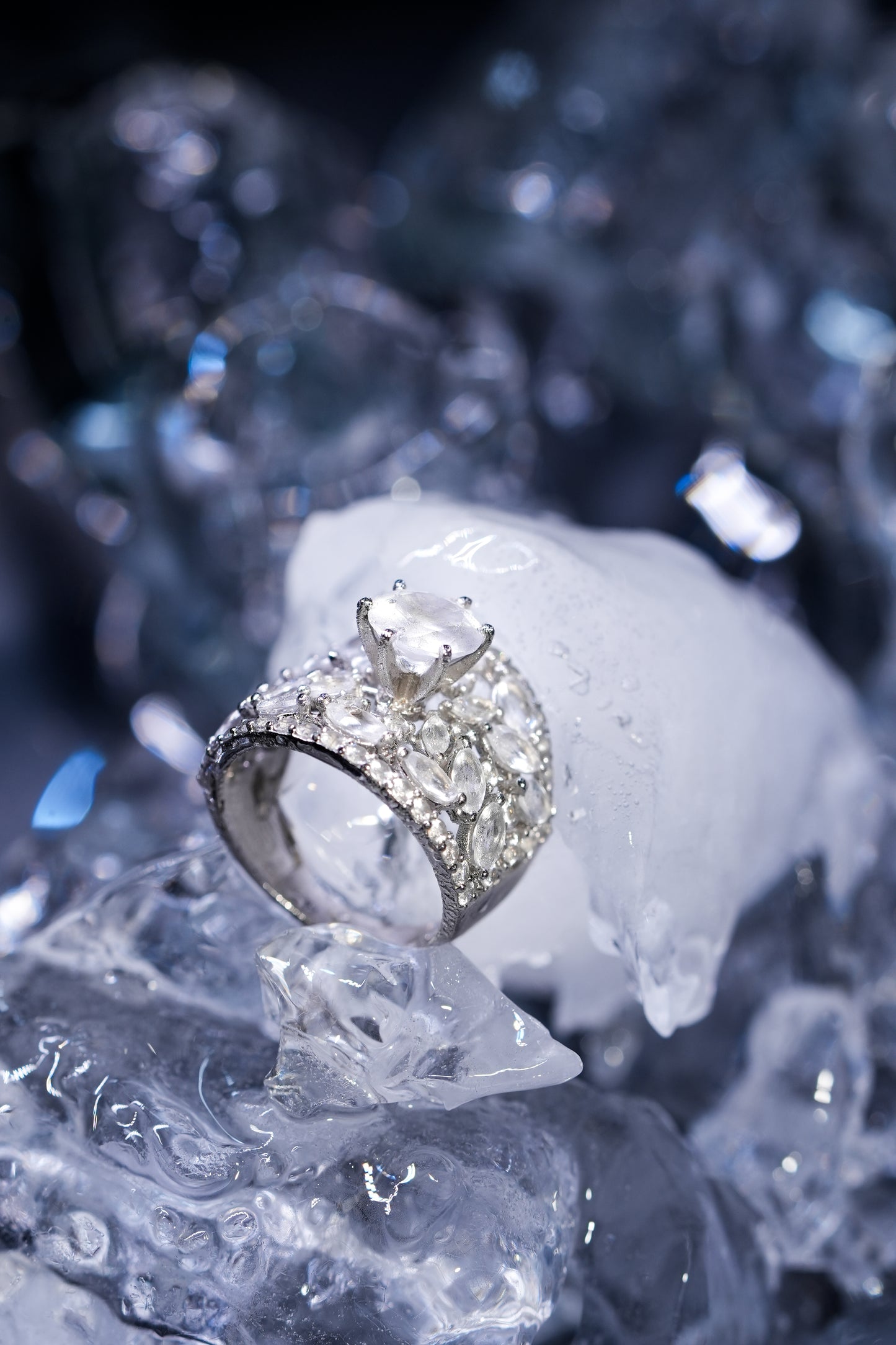 925 Pure Silver Fine Summer Solitaire Ring