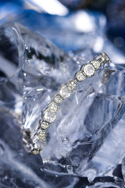 925 Pure Silver Fine Zircon Bracelet