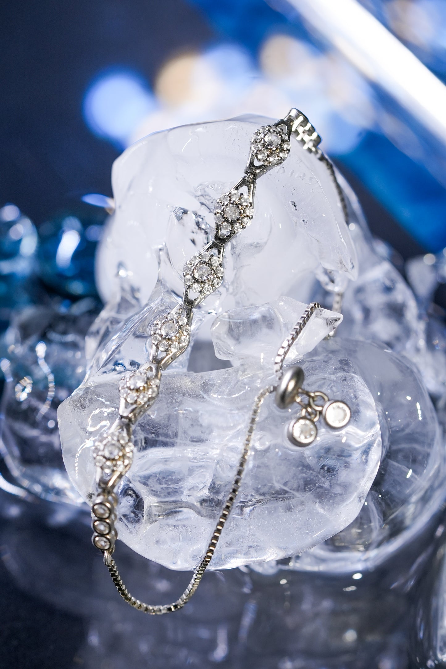 925 Pure Silver Fine Zircon Bracelet