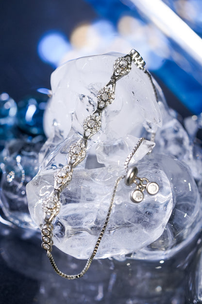 925 Pure Silver Fine Zircon Bracelet