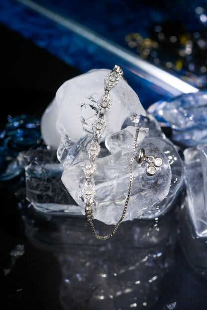 925 Pure Silver Fine Zircon Bracelet