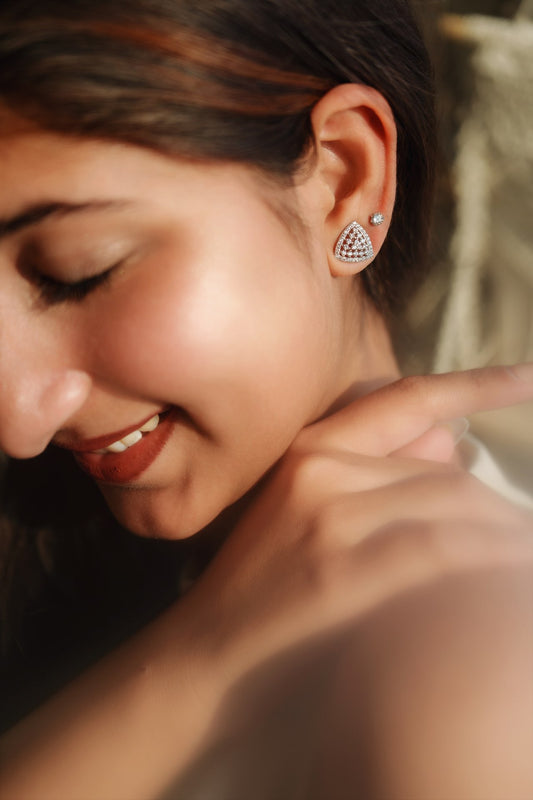 The Tri Zircon Studs