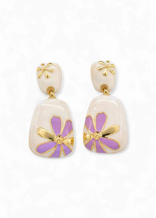 Floral Designer Earrings