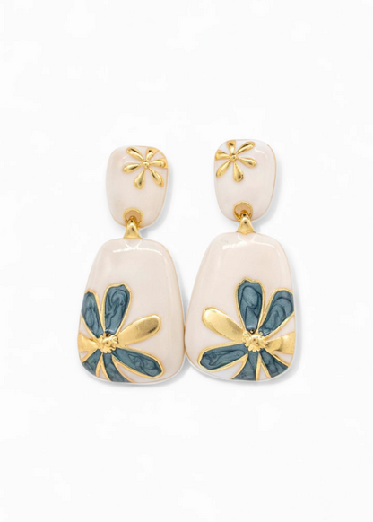 Floral Designer Earrings