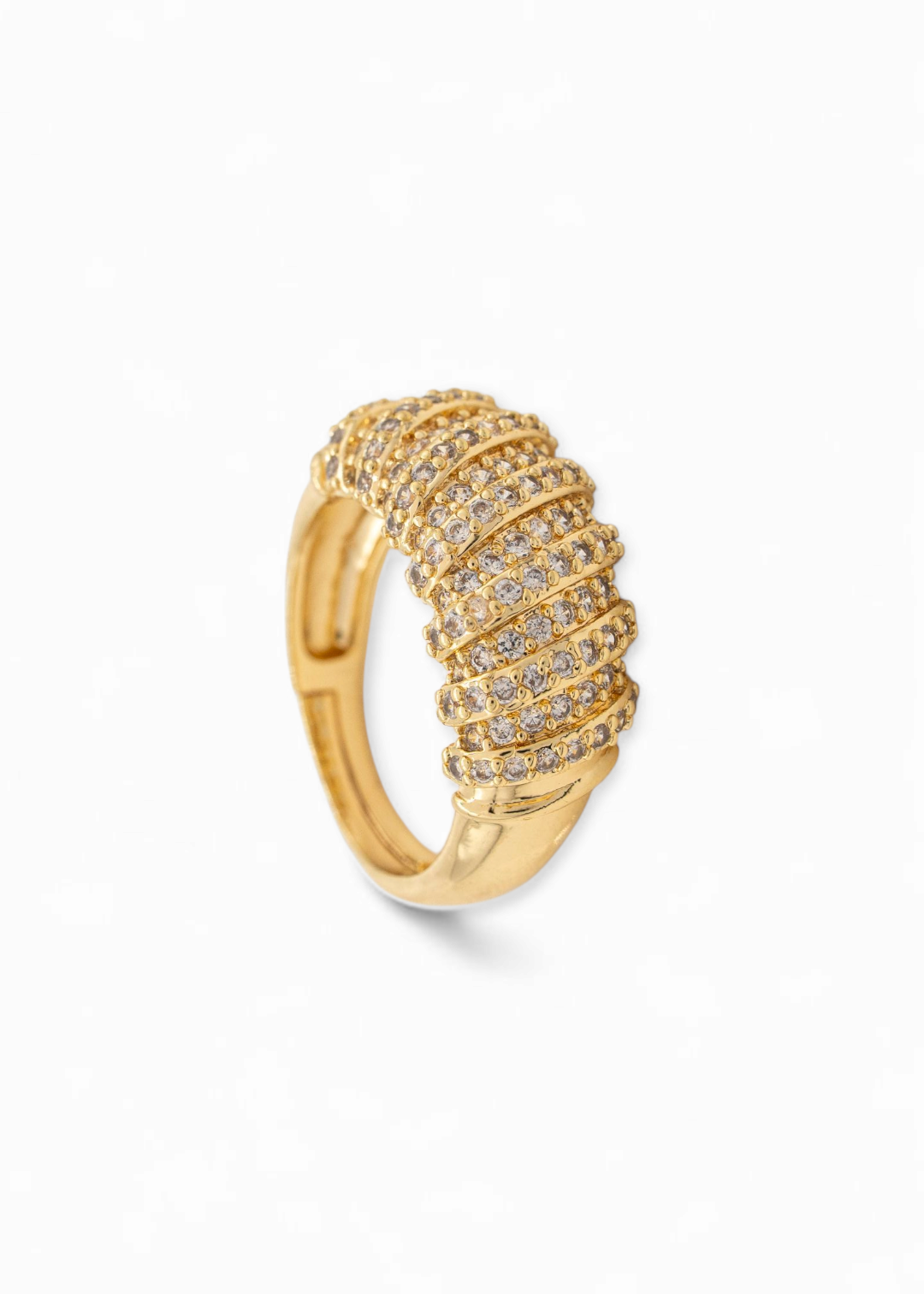 Gold Plated Cocktail Ring