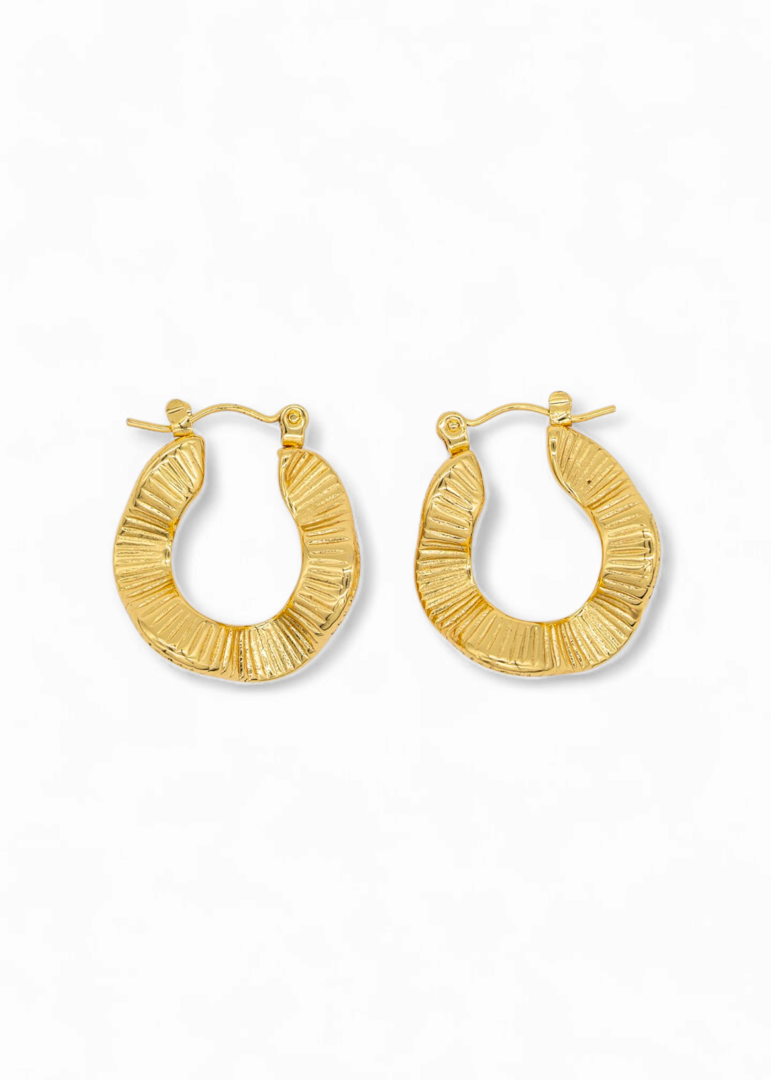 Gold Plated Hoops