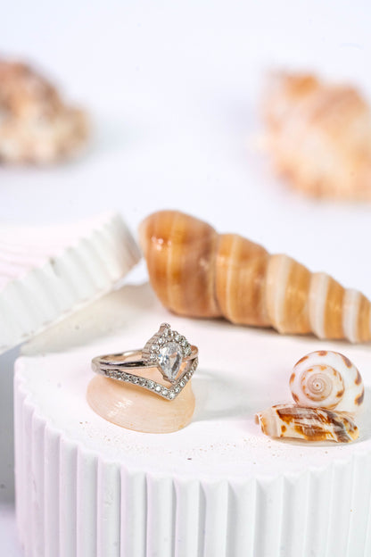 925 Pure Silver Cocktail Ring