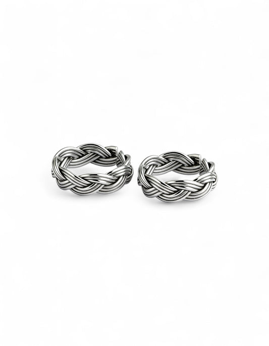 925 Fine Silver Laurel Toe Rings