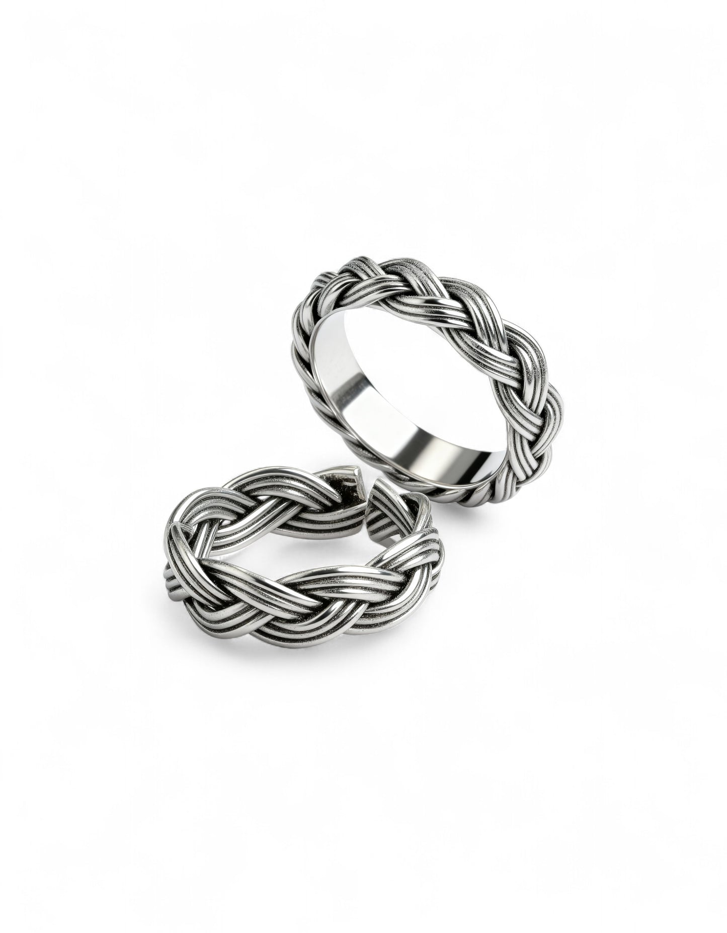 925 Fine Silver Laurel Toe Rings