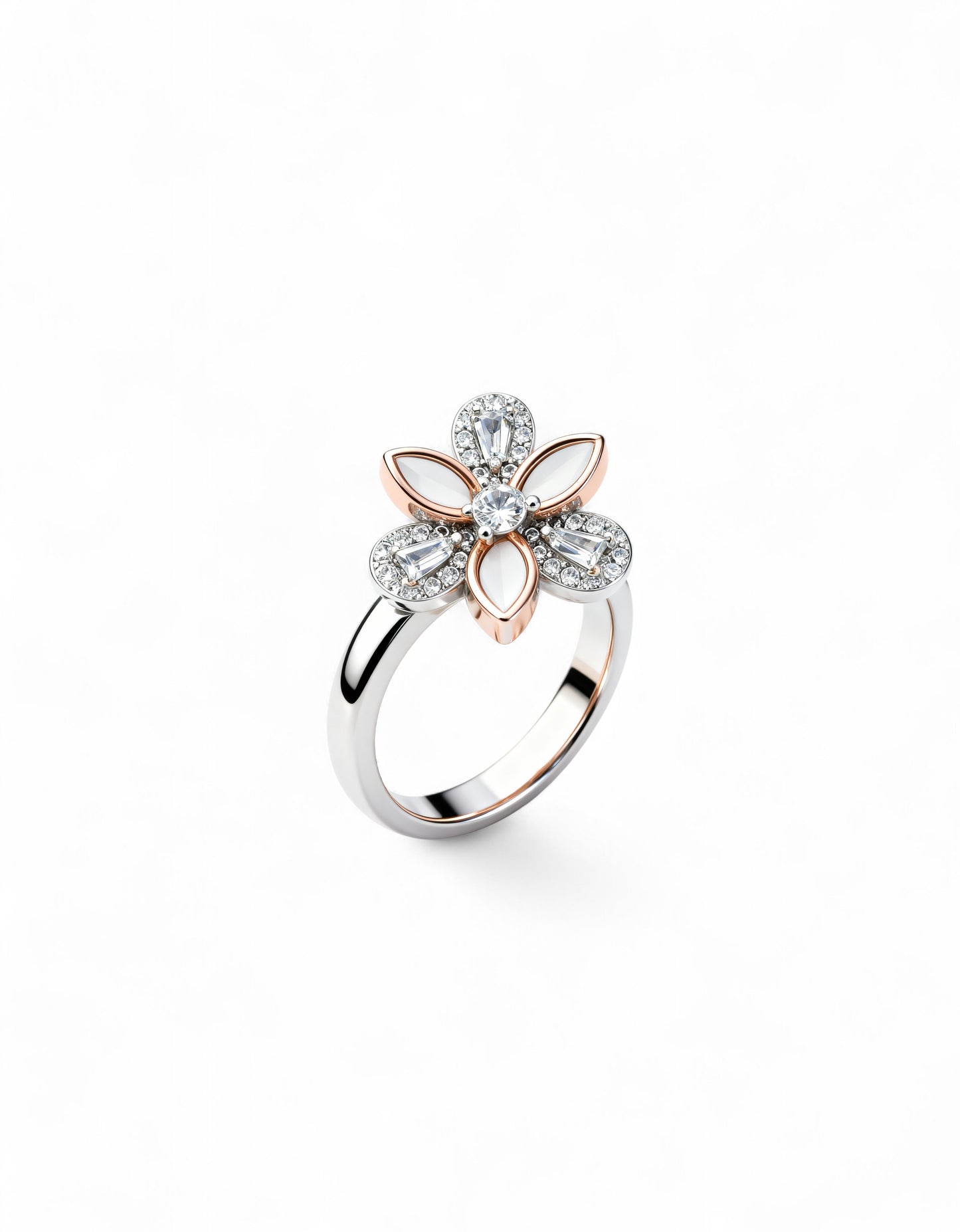 The Summer Flower 925 Pure Silver Fine Ring