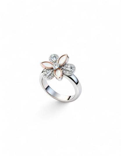 The Summer Flower 925 Pure Silver Fine Ring