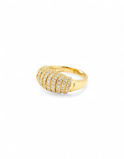 Gold Plated Cocktail Ring