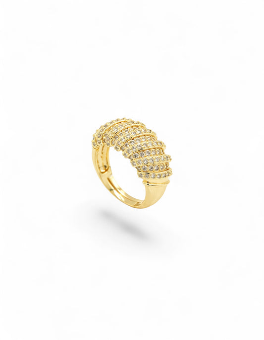 Gold Plated Cocktail Ring
