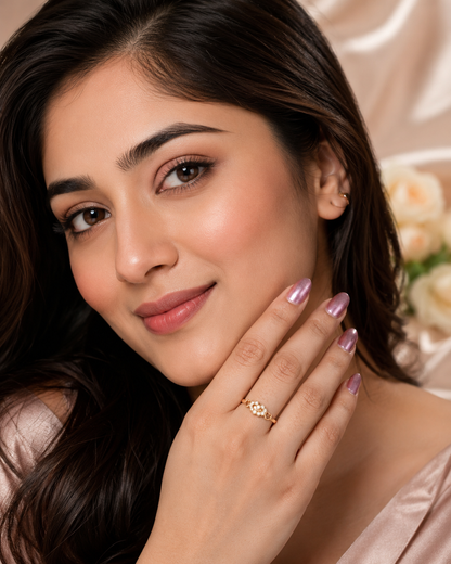 Heart Halo Ring