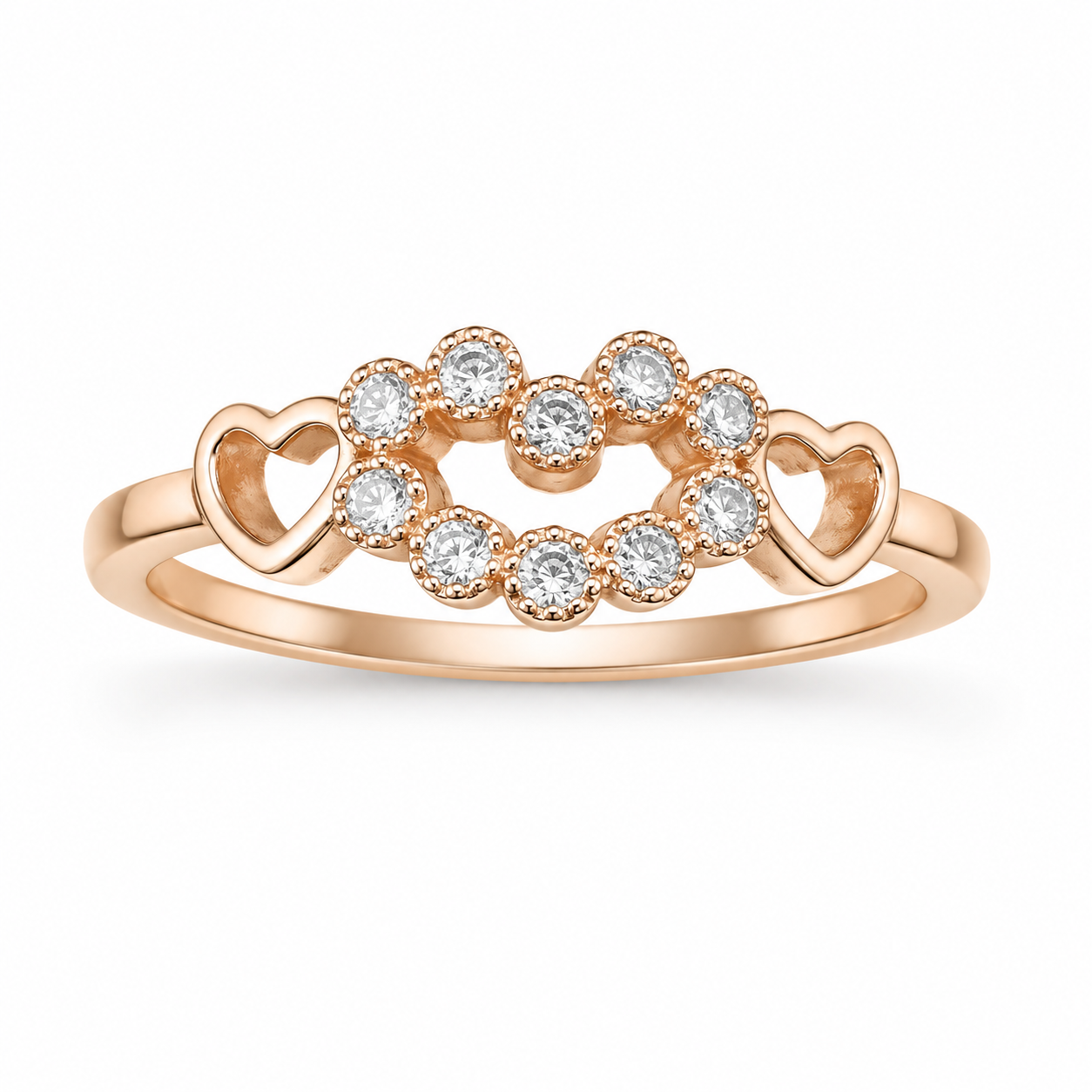 Heart Halo Ring
